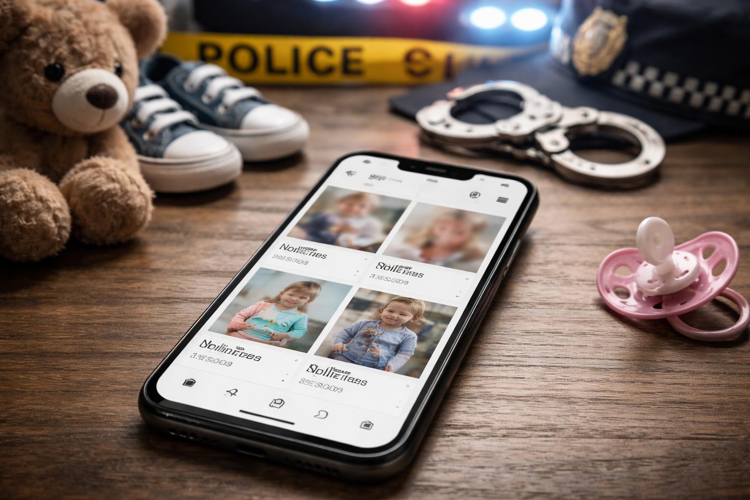 Redaktionelle Szene zum Thema „Dubiose Vinted-Anzeigen sorgen für Aufregung – Polizei hält Missbrauchsverdacht für Fake“