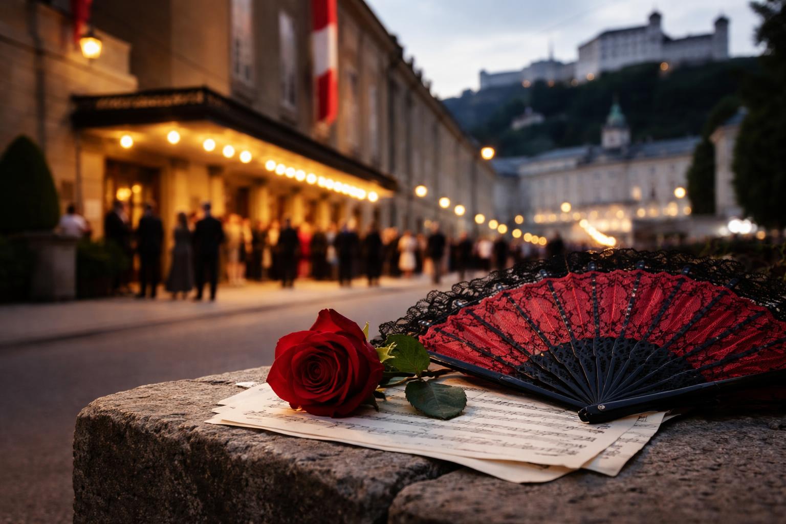 Redaktionelle Szene zum Thema „Dunkle „Carmen“ sorgt in Salzburg für intensive Festspielpremiere“