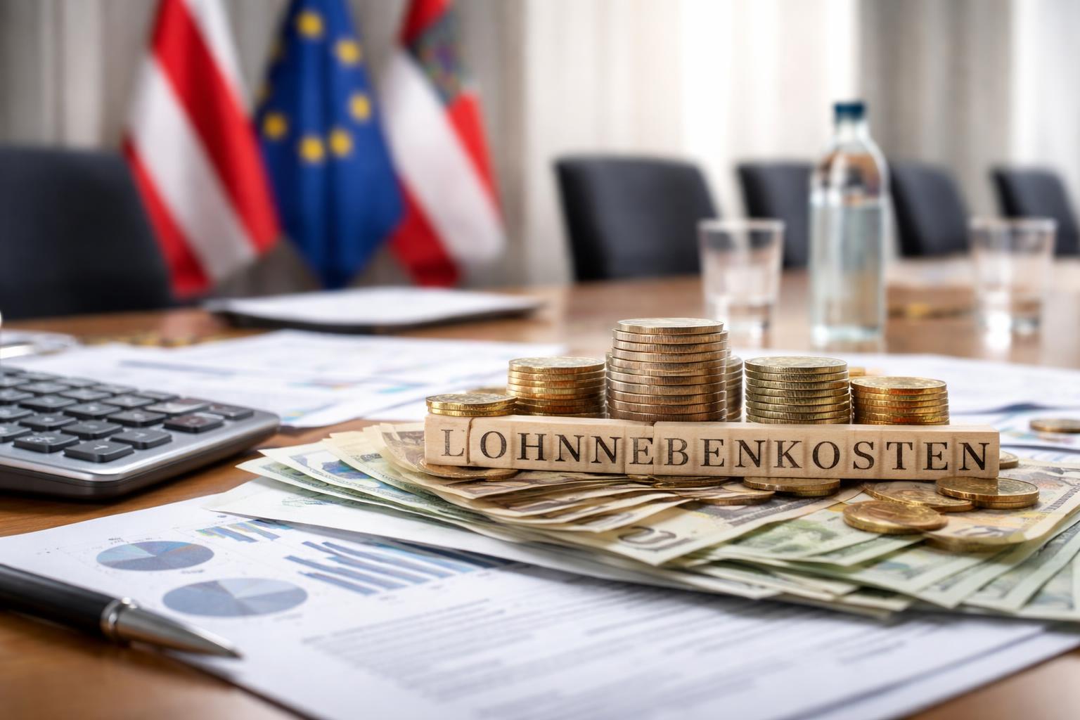 Redaktionelle Szene zum Thema „Edtstadler drängt vor Landeshauptleute-Konferenz auf Senkung der Lohnnebenkosten“