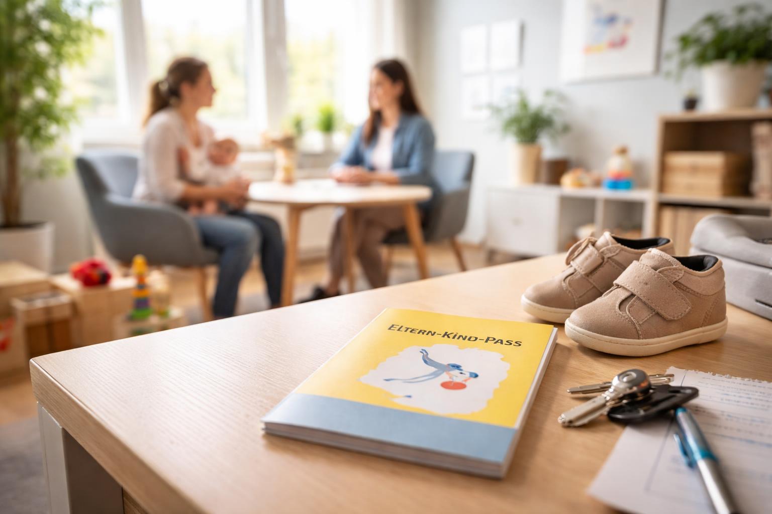 Redaktionelle Szene zum Thema „Elternberatung im Eltern-Kind-Pass soll Gespräche über Familienbelastung öffnen“