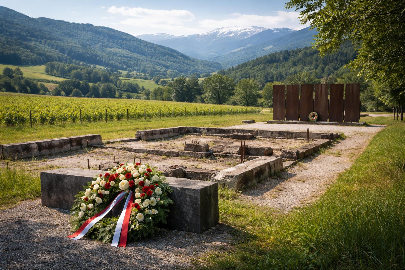 Redaktionelle Szene zum Thema „Erinnerungsort für KZ-Außenlager in Aflenz an der Sulm geplant“