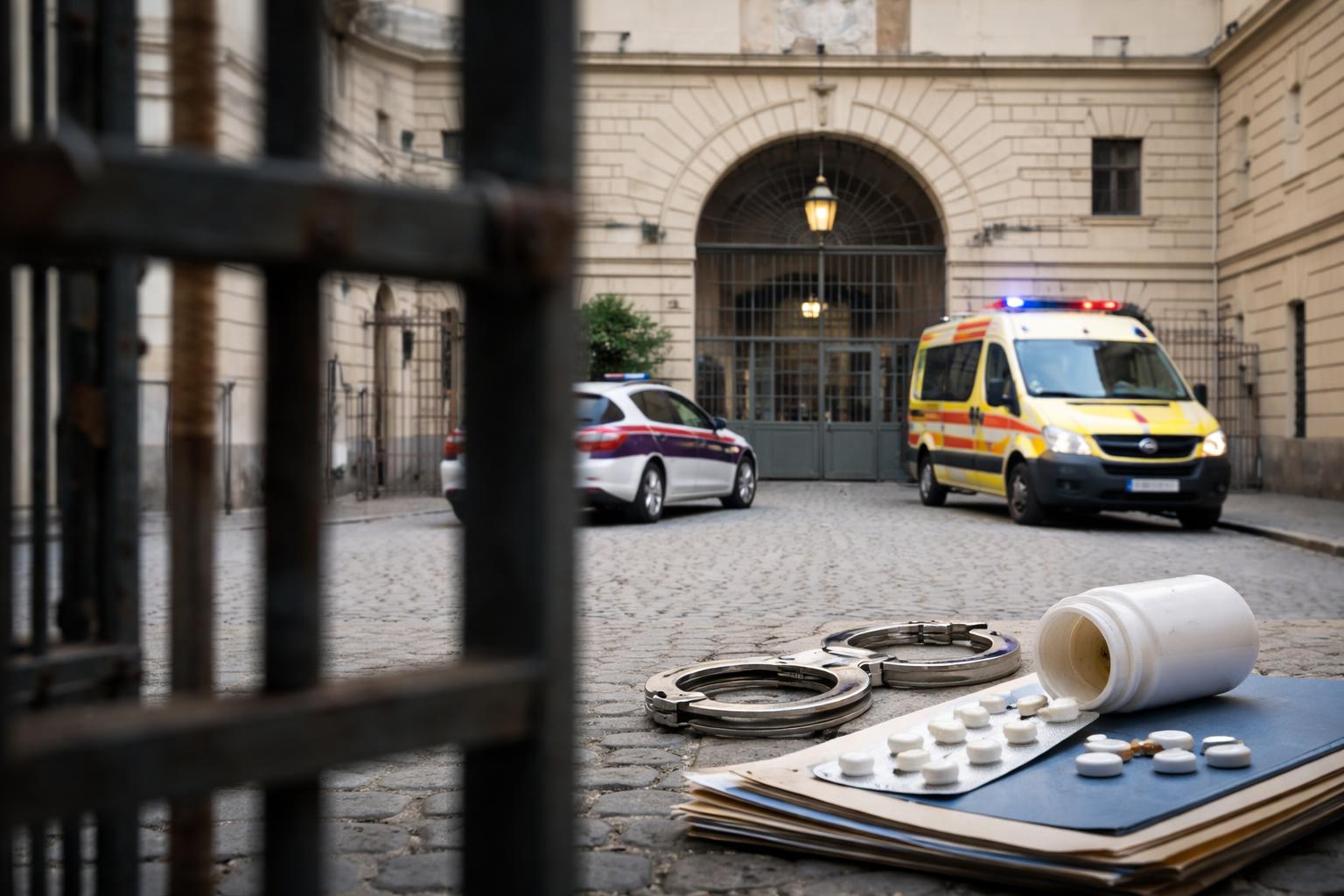 Redaktionelle Szene zum Thema „Ermittlungen nach Tod eines Häftlings in der Justizanstalt Wien-Josefstadt“