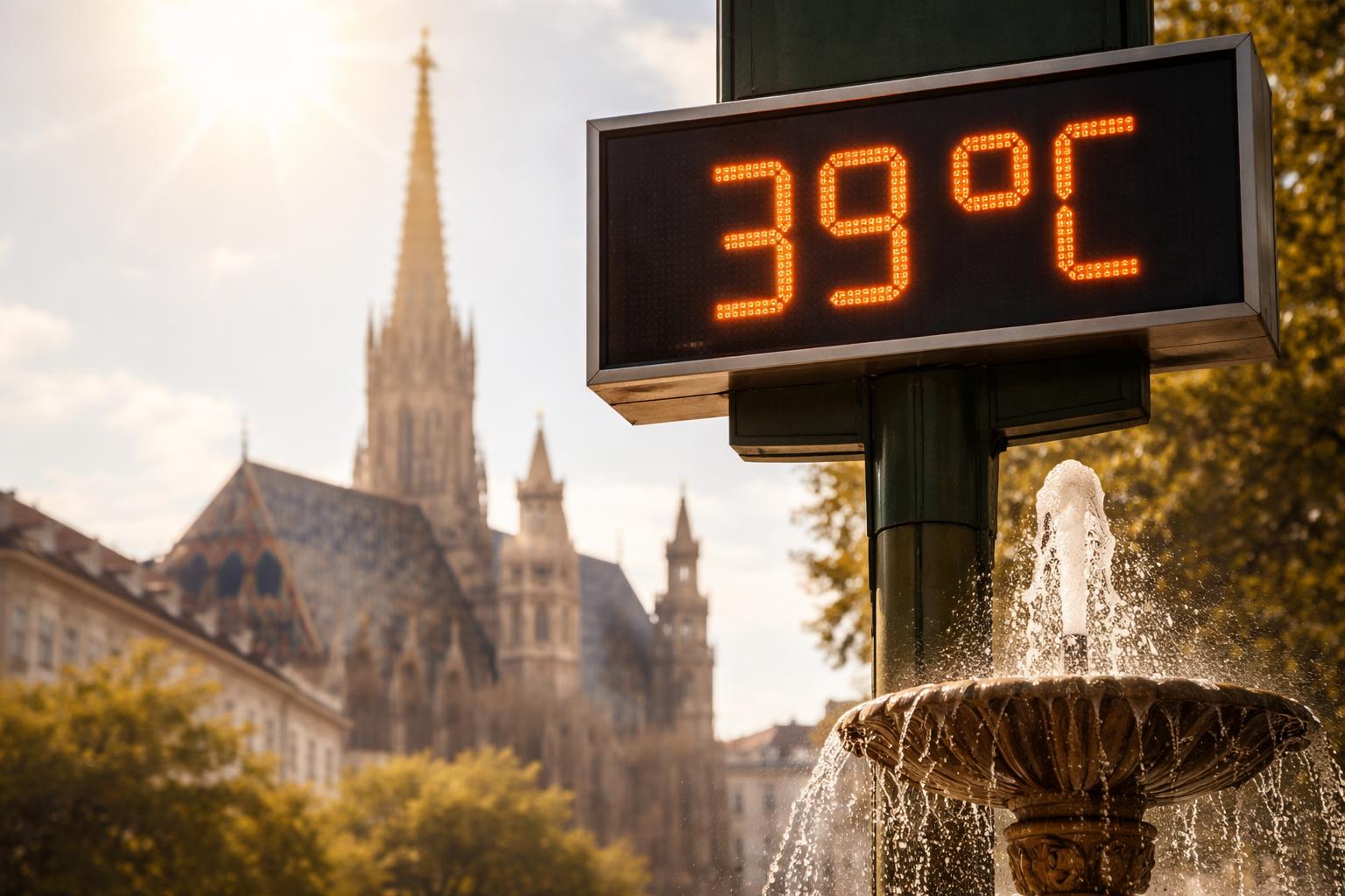 Redaktionelle Szene zum Thema „Erneute Hitzewelle bringt im Osten bis zu 39 Grad“