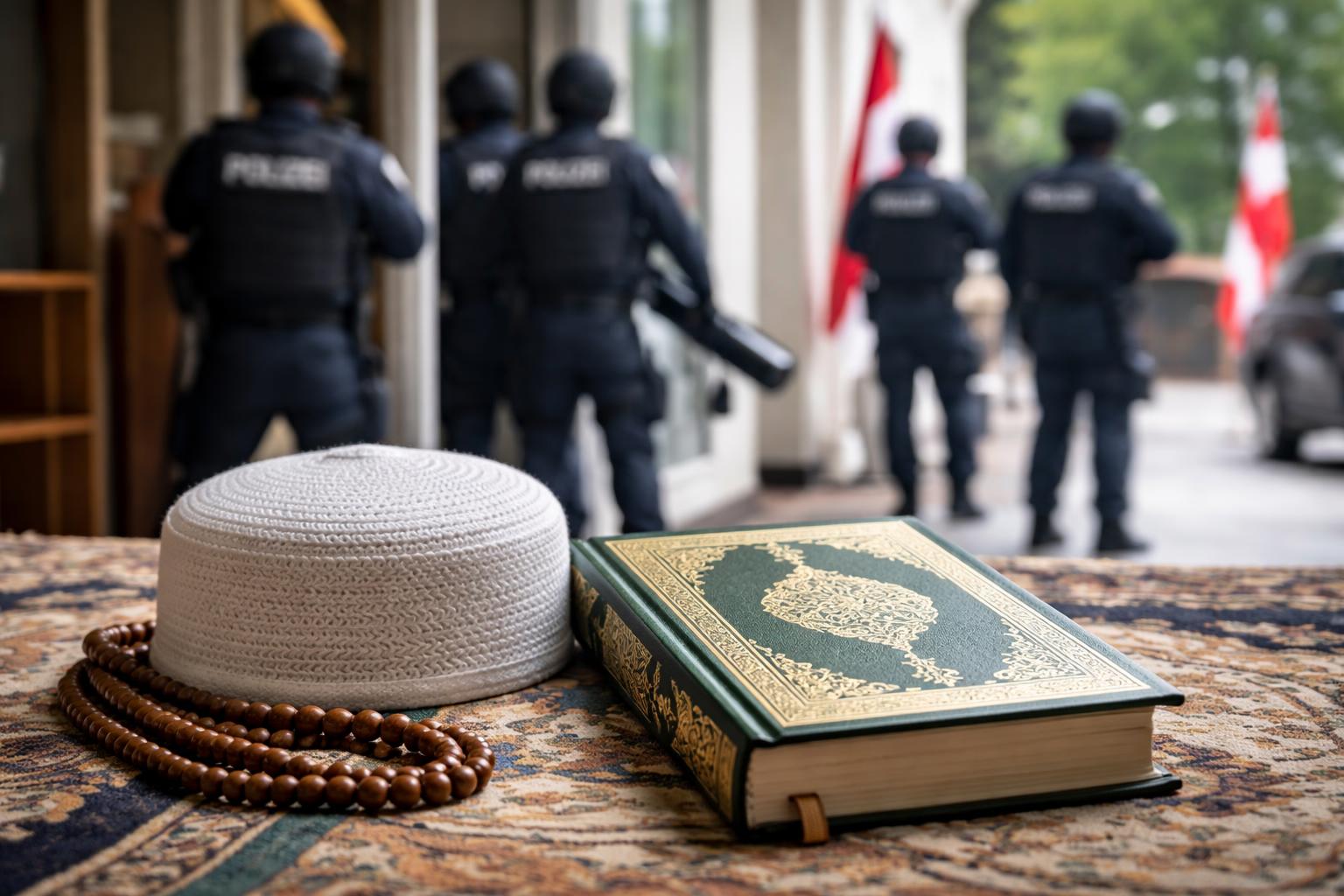 Redaktionelle Szene zum Thema „Erste Terroranklage aus Operation Luxor: Imam soll Hamas unterstützt haben“