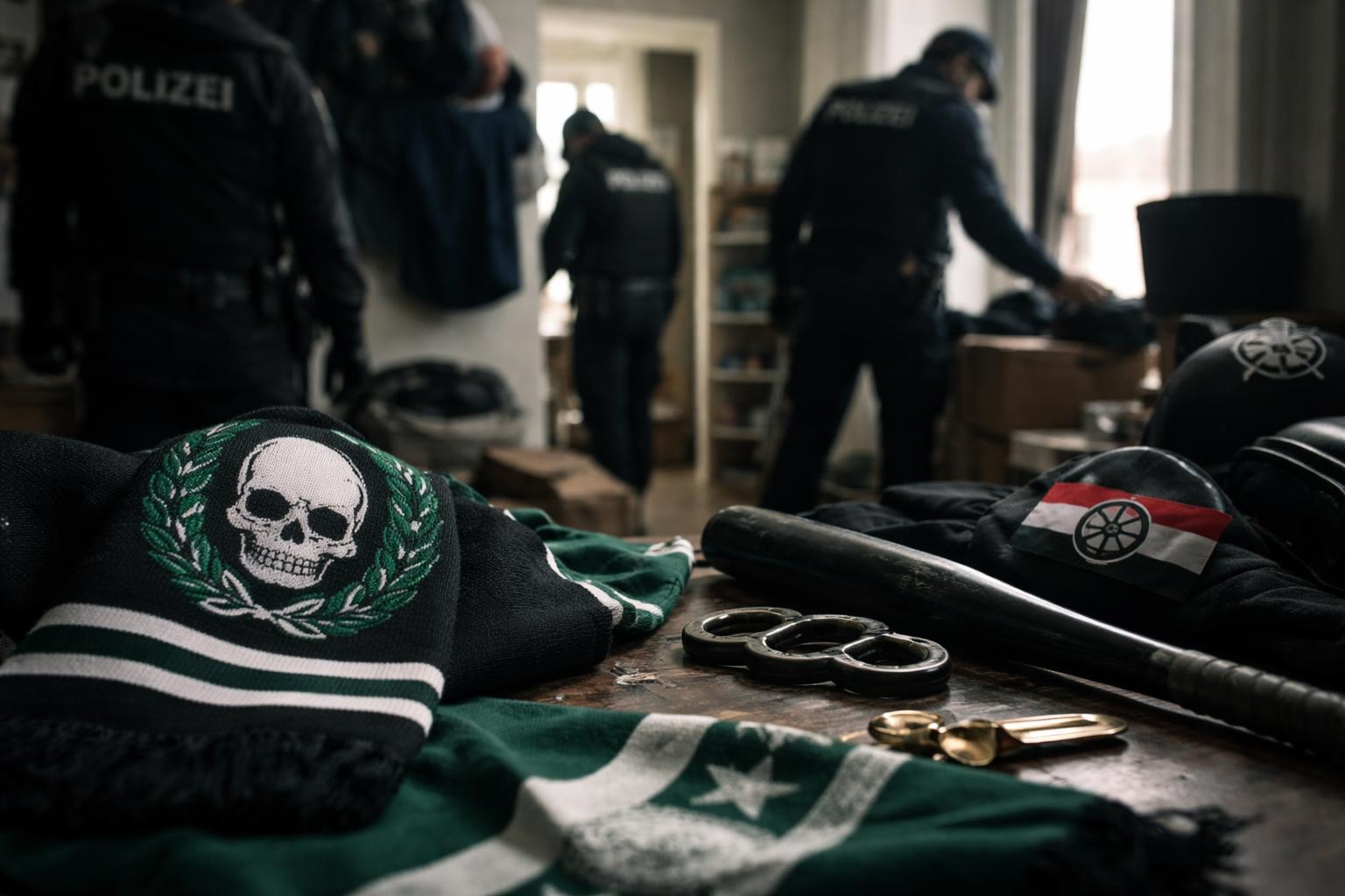 Redaktionelle Szene zum Thema „Erste Wiederbetätigungsanklage gegen Mitglied der rechtsextremen Hooligan-Gruppe „Unsterblich Wien““