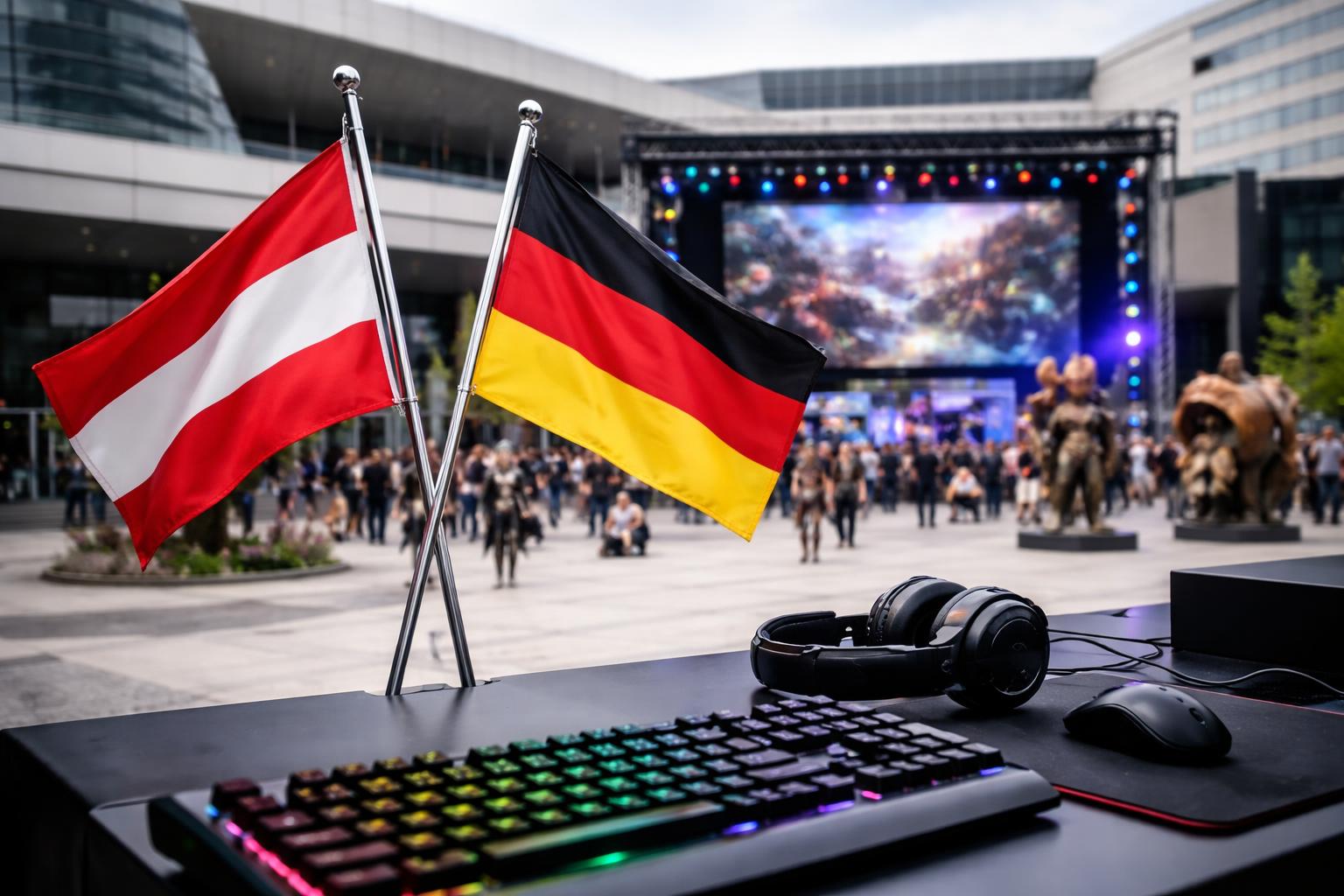 Redaktionelle Szene zum Thema „Esports-Festival und Spielefest starten im Austria Center Vienna“