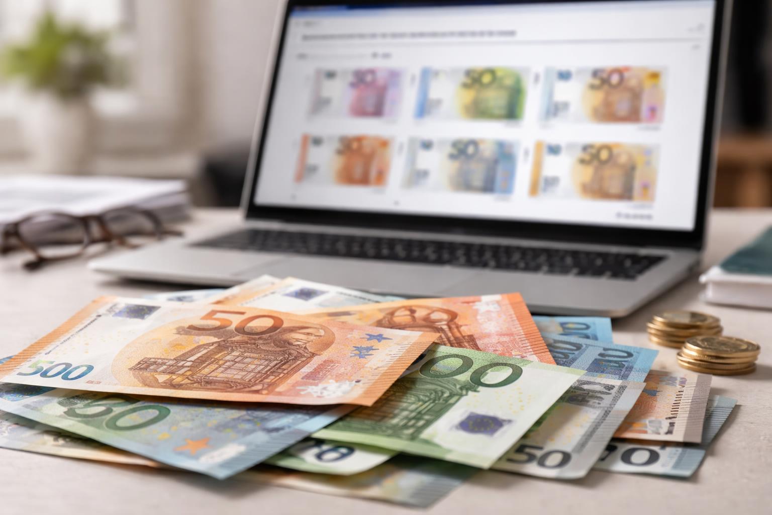 Redaktionelle Szene zum Thema „EU-Bürger können über das Design der neuen Euro-Banknoten abstimmen“