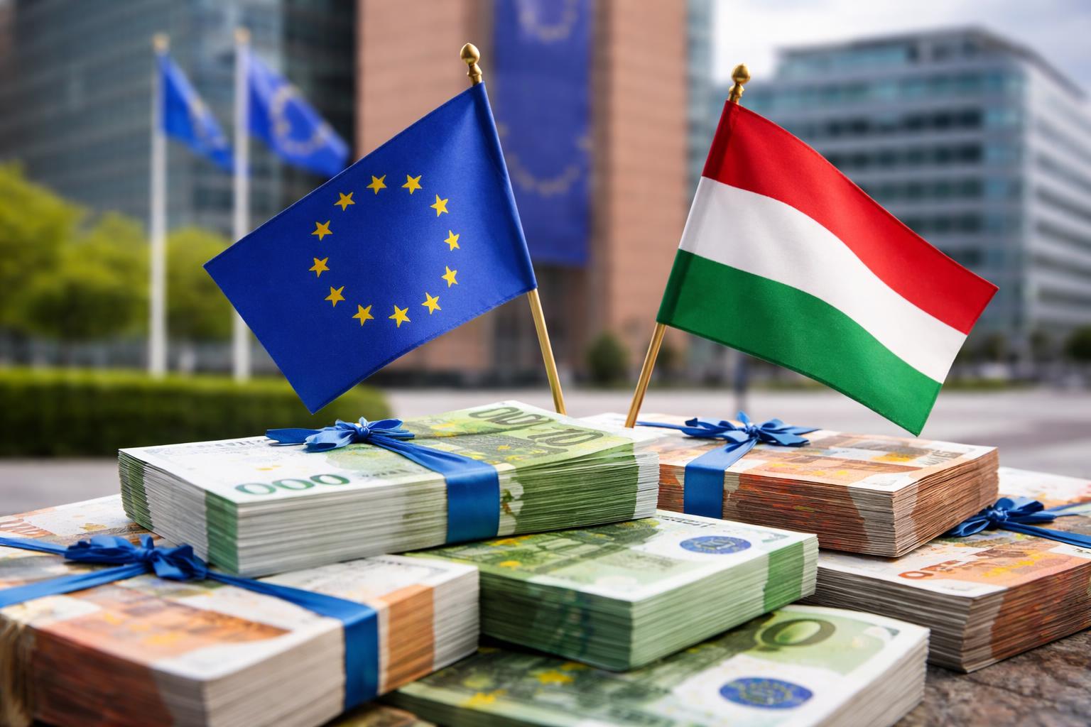 Redaktionelle Szene zum Thema „EU gibt blockierte Fördergelder für Ungarn frei“