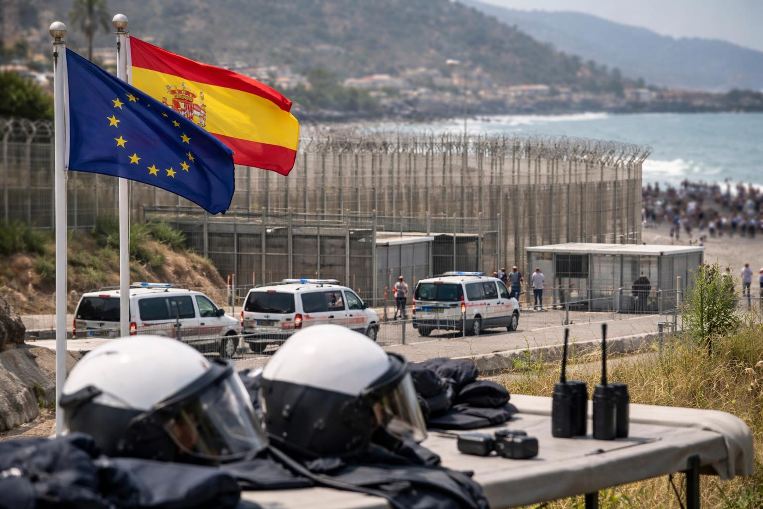 Redaktionelle Szene zum Thema „EU-Innenminister beraten am Dienstag über Ceuta-Krise“