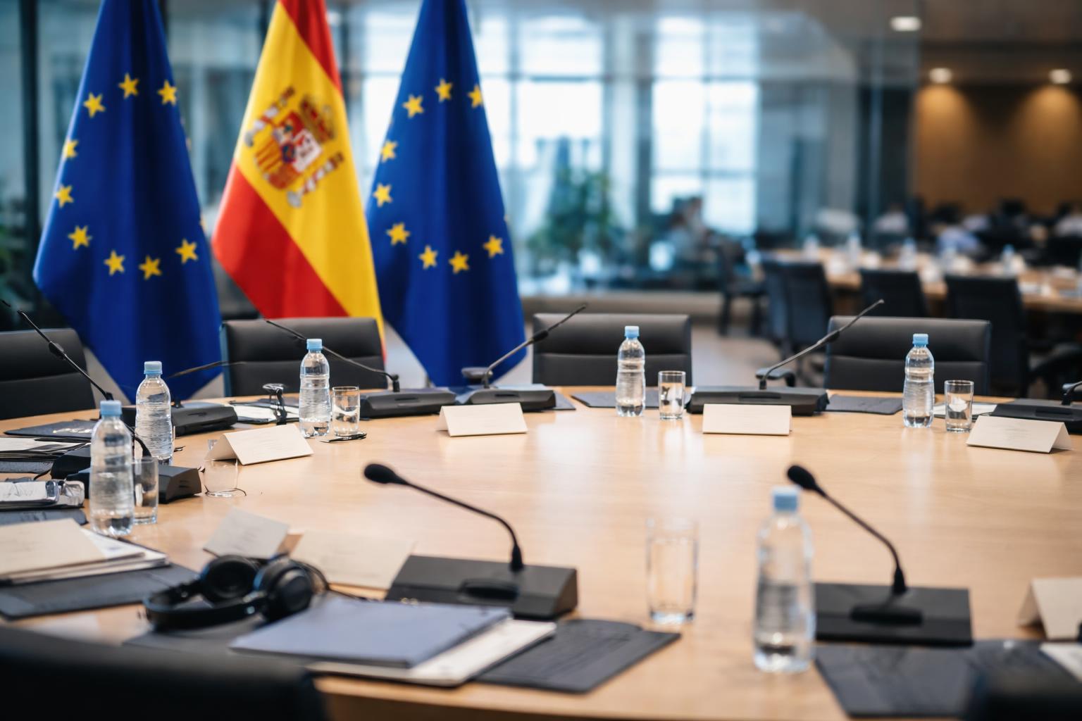 Redaktionelle Szene zum Thema „EU-Innenminister beraten am Dienstag über Krise in Ceuta“