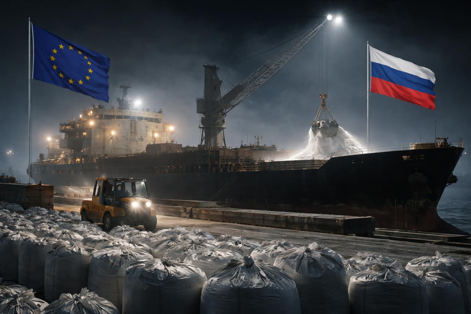 Redaktionelle Szene zum Thema „EU-Sanktionen gegen Russland bleiben an mehreren Stellen durchlässig“
