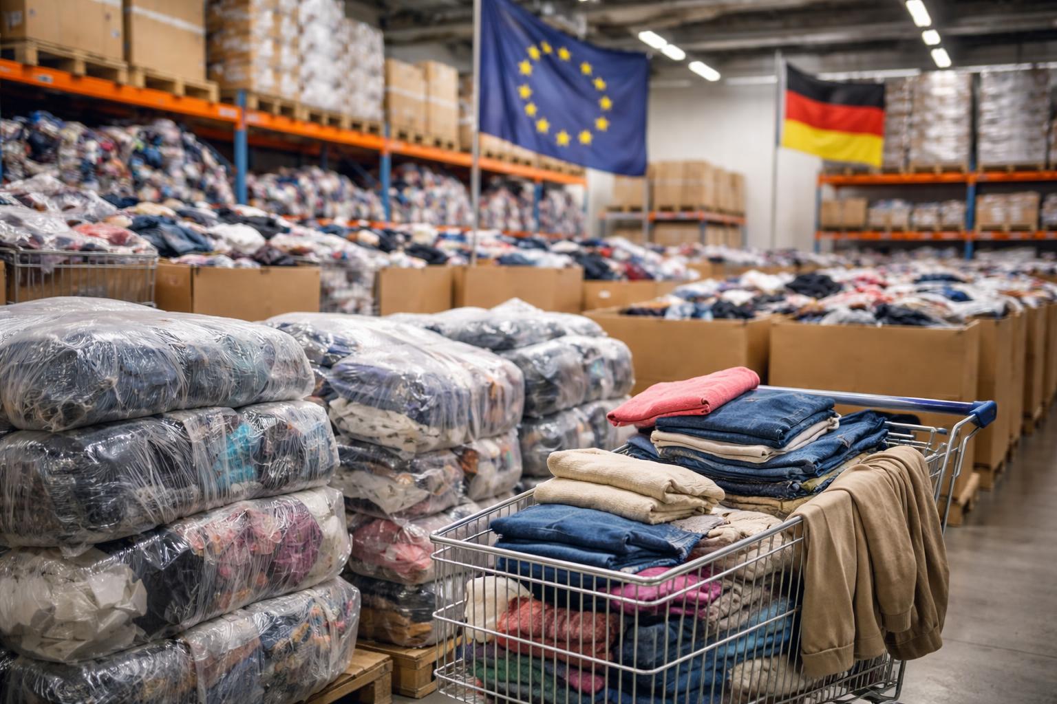 Redaktionelle Szene zum Thema „EU verbietet großen Firmen das Wegwerfen unverkaufter Mode“