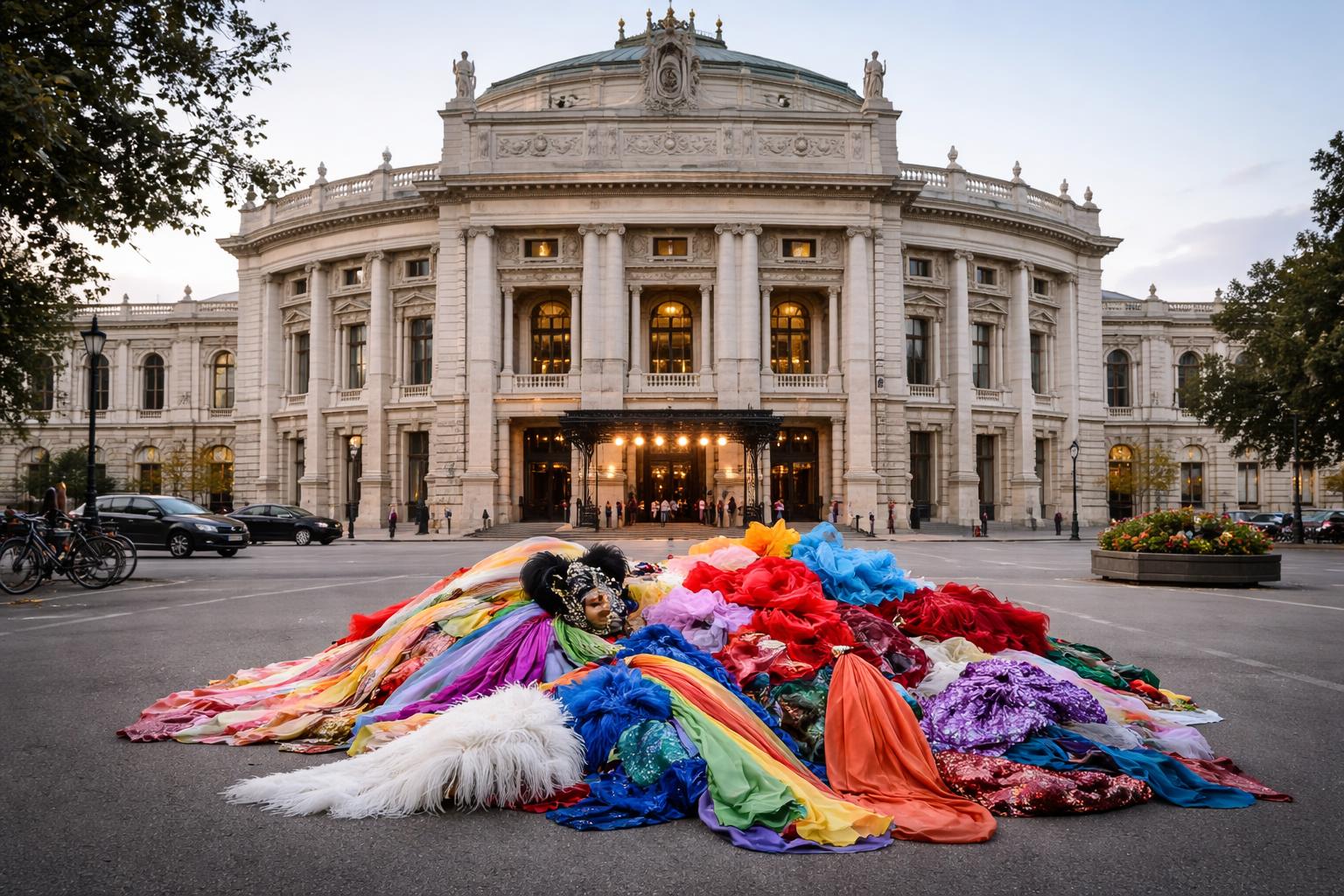 Redaktionelle Szene zum Thema „Eun-Me Ahns „Post-Orientalist Express“ gastiert im Burgtheater“