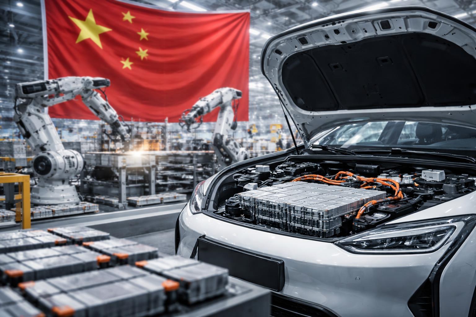Redaktionelle Szene zum Thema „Europas Konkurrenzdruck aus China wächst weiter“