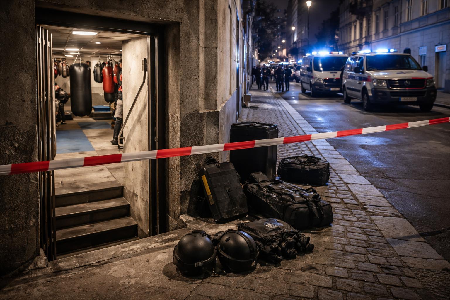 Redaktionelle Szene zum Thema „Ex-Elitesoldat schulte Identitäre in Gewalttraining, Wiener Kellerlokal wurde in der Nacht geräumt“