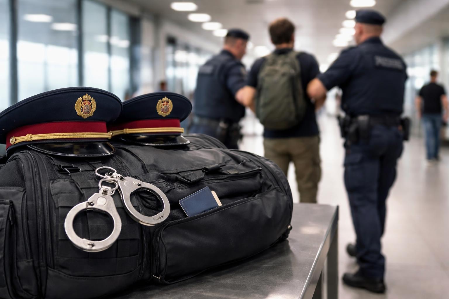 Redaktionelle Szene zum Thema „Ex-Skirennläufer Schütter nach Rückkehr aus Israel am Flughafen Wien vorübergehend festgenommen“