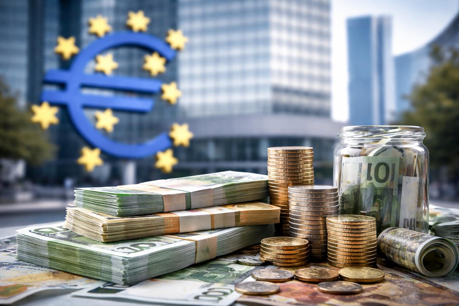 Redaktionelle Szene zum Thema „EZB prüft Regeln für Bankenreserven nach Milliardenzahlungen an Institute“