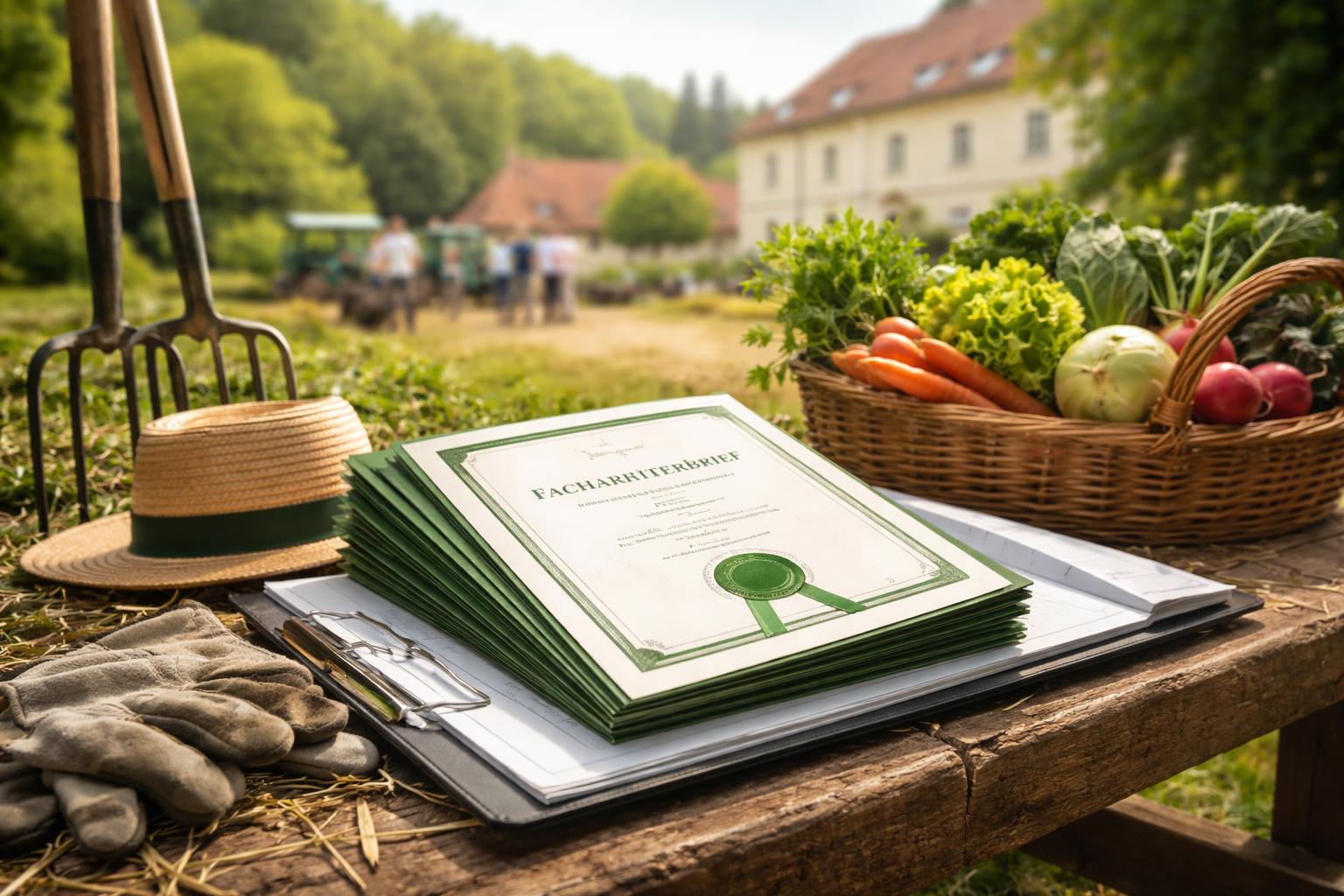 Redaktionelle Szene zum Thema „Facharbeiterbriefe für 67 Absolventen der Bioschule Schlägl“