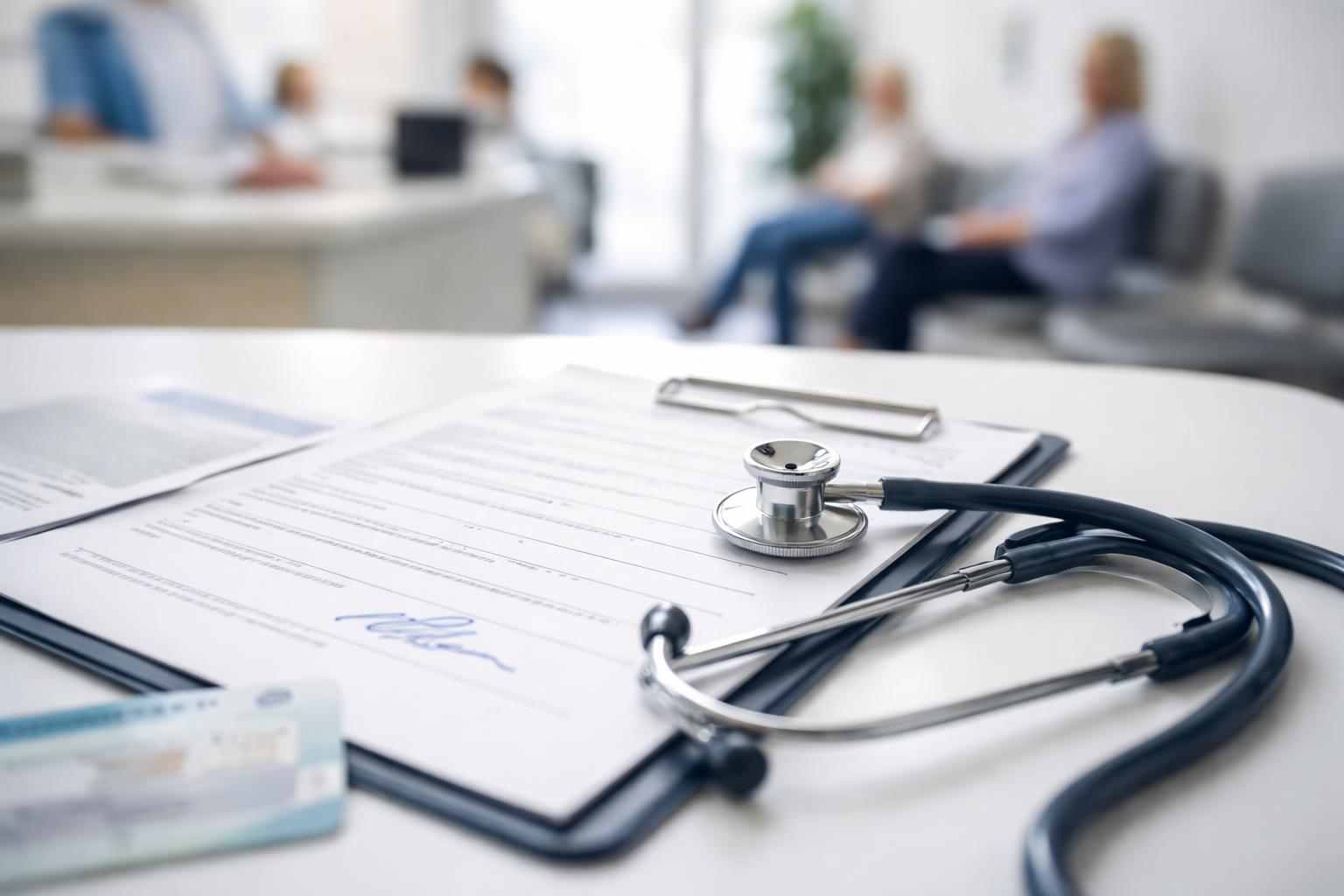 Redaktionelle Szene zum Thema „Facharzt nur noch mit Überweisung? Debatte über Steuerung von Patienten spitzt sich zu“