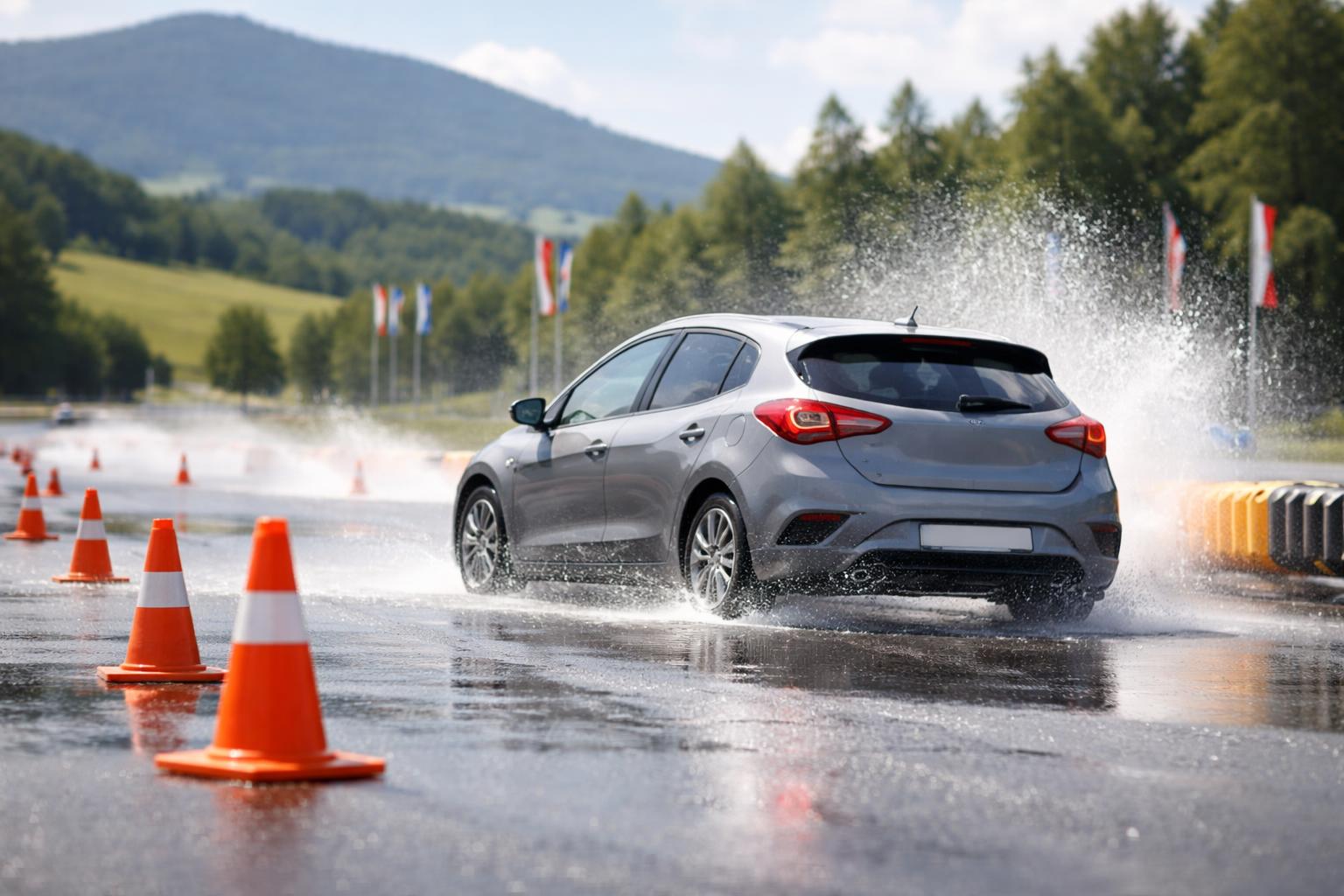 Redaktionelle Szene zum Thema „Fahrtechnik-Training: Im Sommer gibt es ein 1+1-gratis-Angebot“