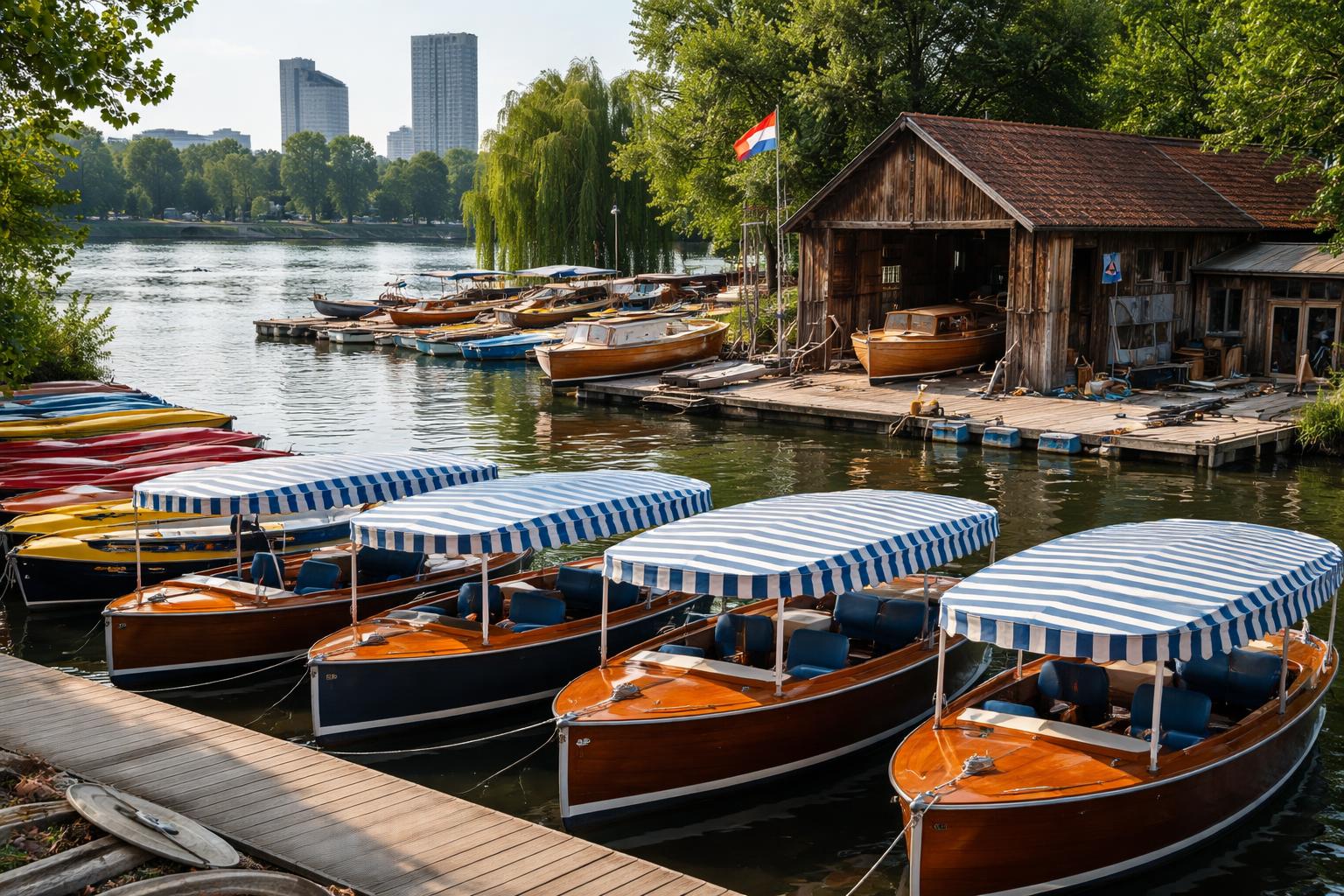 Redaktionelle Szene zum Thema „Familie Eppel prägt die Alte Donau seit sechs Generationen“