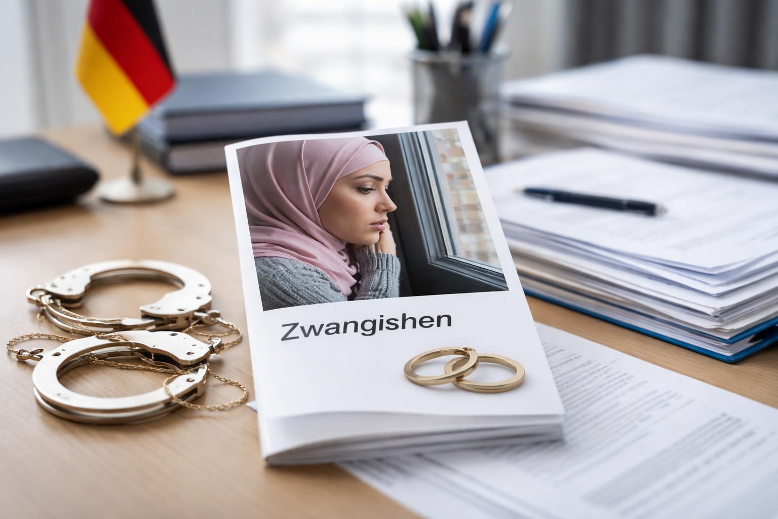 Redaktionelle Szene zum Thema „Familienministerin kündigt Broschüre gegen Zwangsehen an“