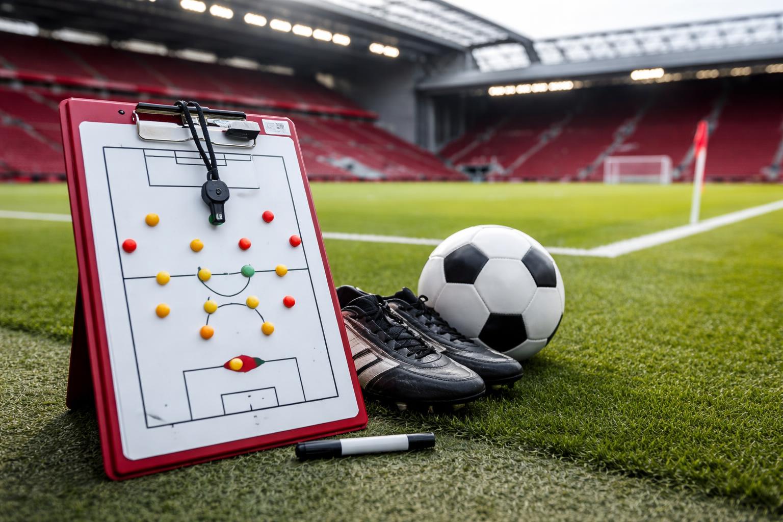 Redaktionelle Szene zum Thema „FC Liverpool holt Andoni Iraola als neuen Trainer“