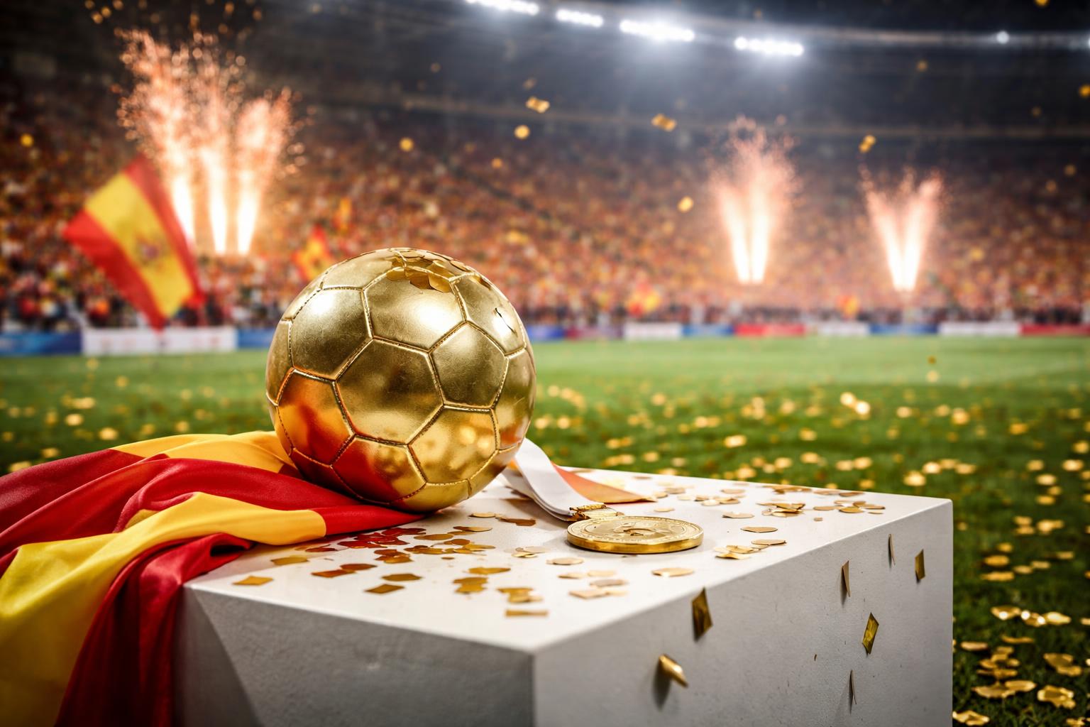 Redaktionelle Szene zum Thema „Ferran Torres nach Goldtor: Spanien krönt sich zum Fußball-Maßstab“