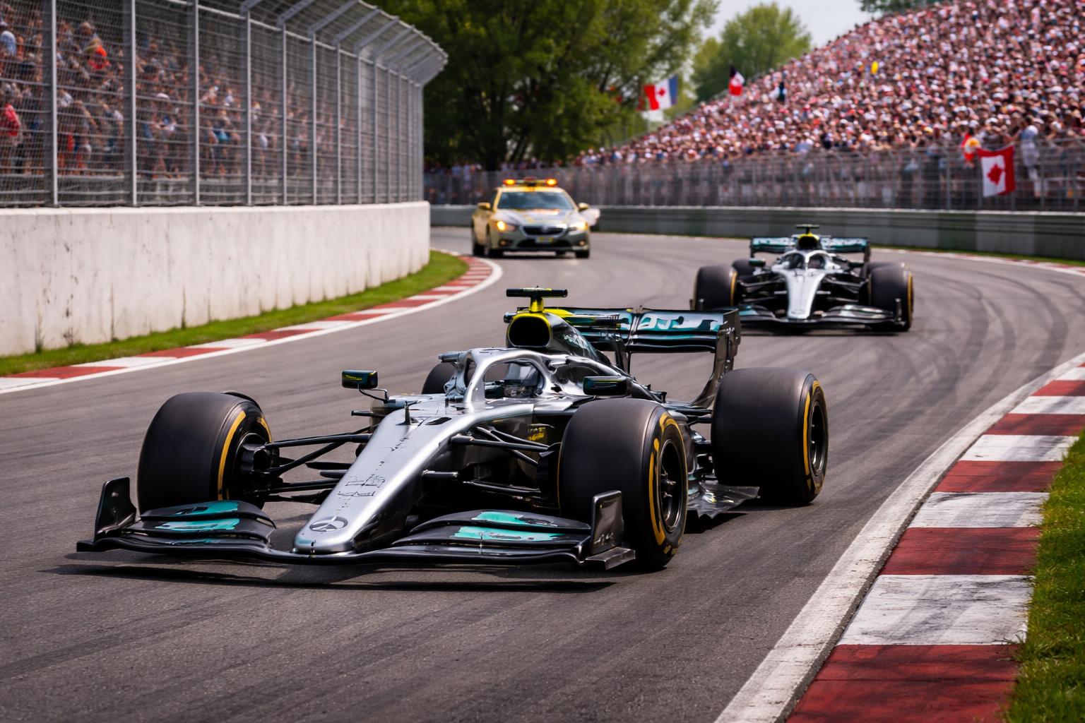 Redaktionelle Szene zum Thema „Formel 1 in Montreal: Mercedes hofft auf Sieg beim Grand Prix von Kanada“