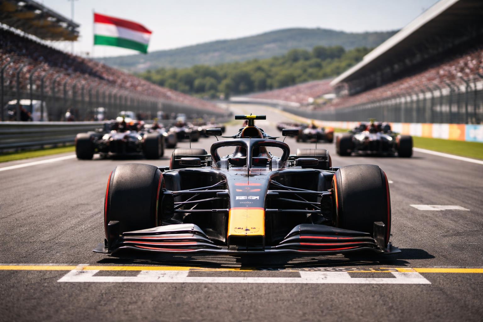 Redaktionelle Szene zum Thema „Formel 1 in Ungarn: Qualifying in Budapest vor der Sommerpause“