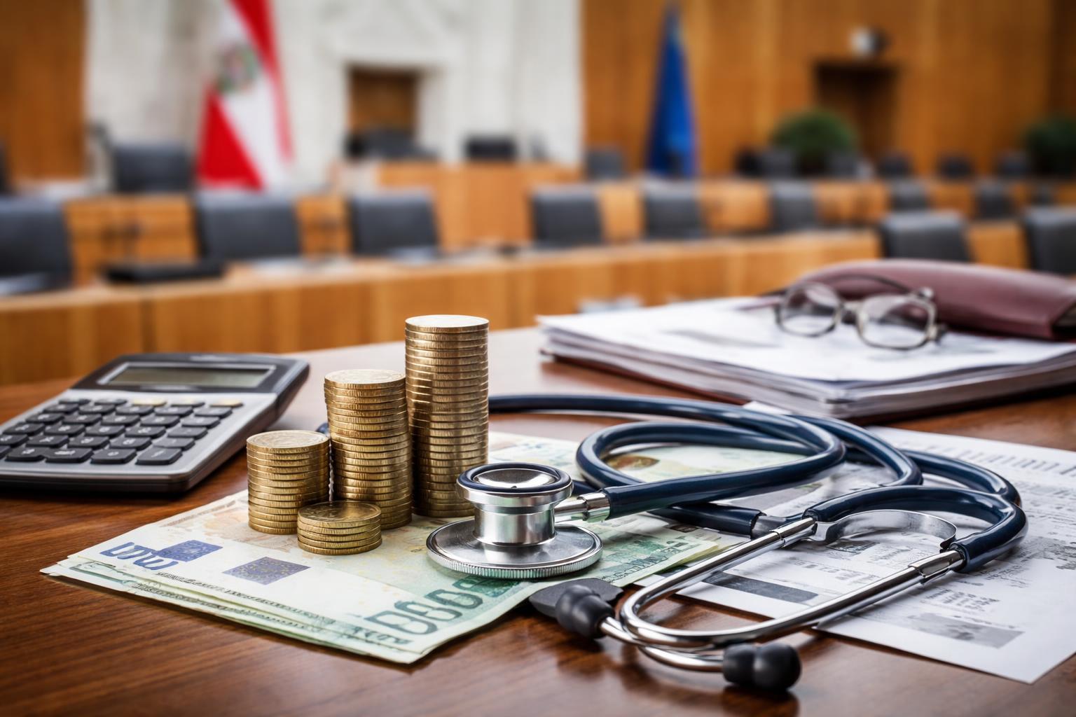 Redaktionelle Szene zum Thema „FPÖ fordert Reformen, bleibt bei Pensionen und Gesundheit aber vage“