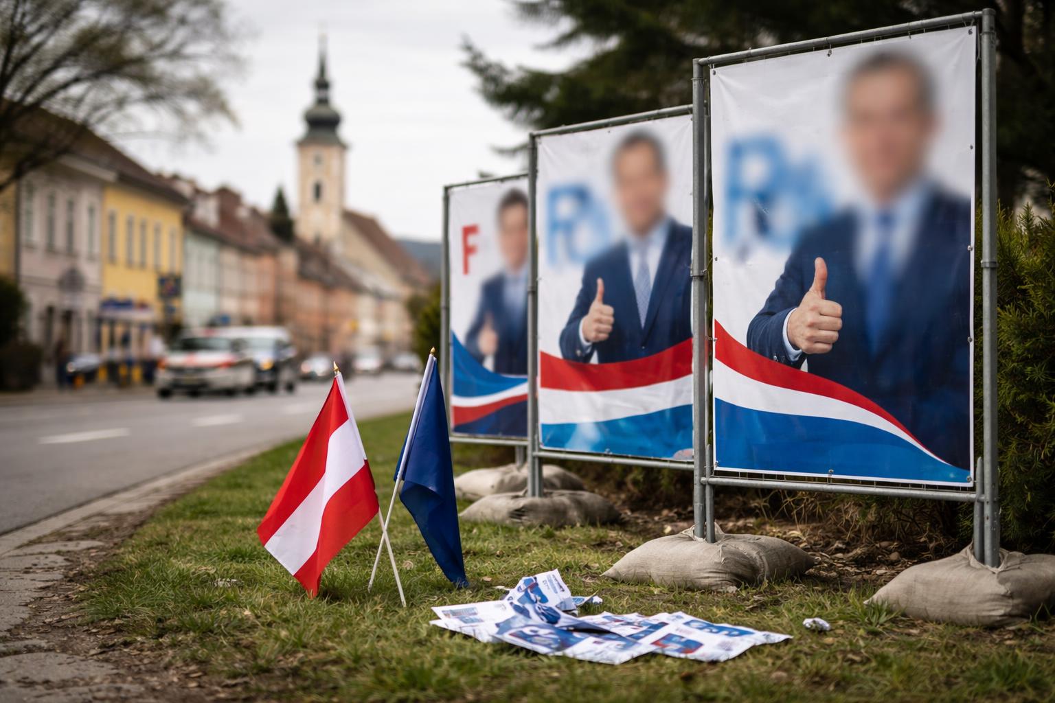 Redaktionelle Szene zum Thema „FPÖ verfehlt in Neunkirchen das klare Signal für den „Kickl-Weg““