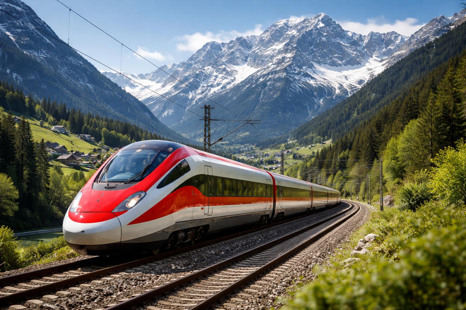 Redaktionelle Szene zum Thema „Frecciarossa soll 2025 auch Österreich durchqueren“