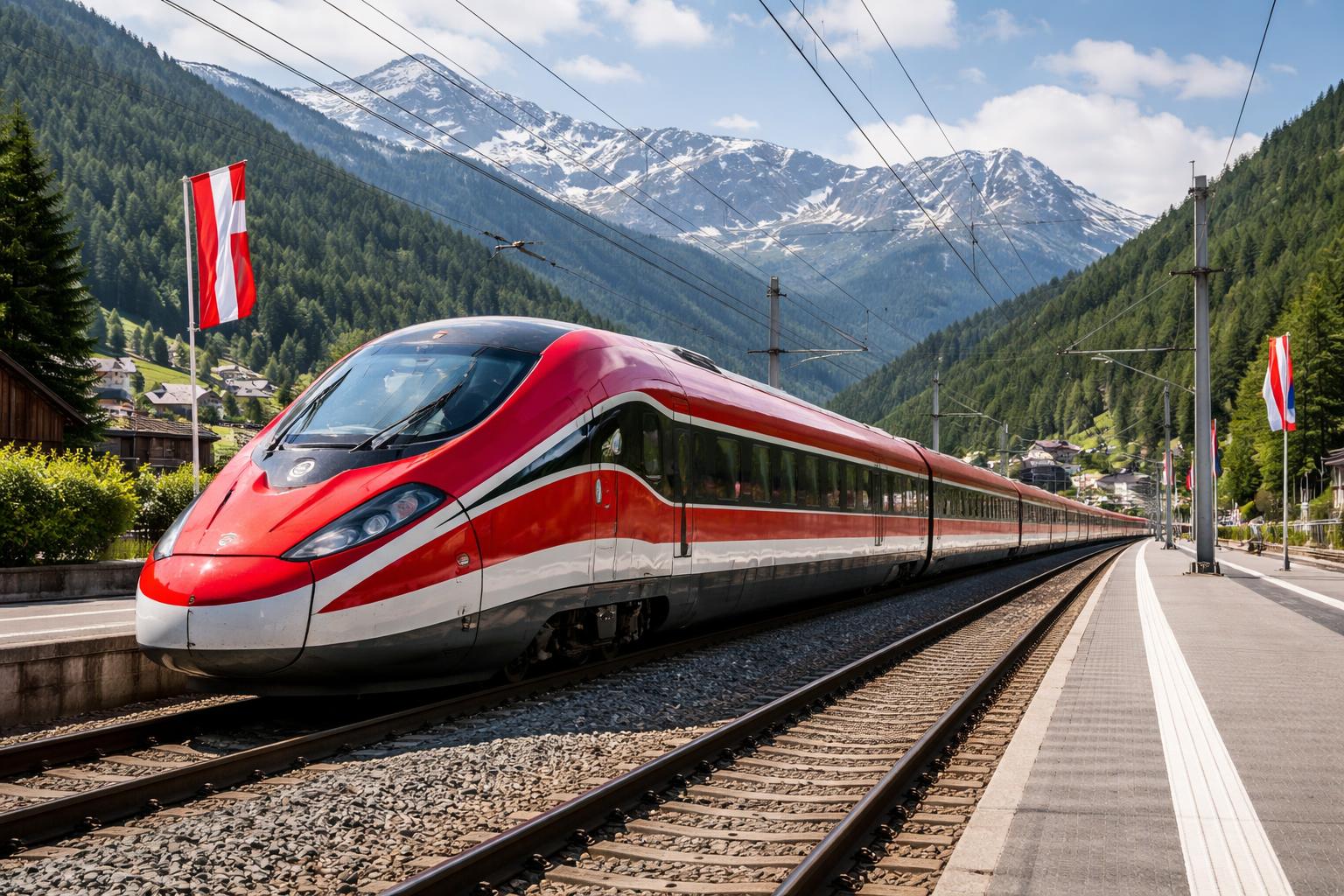 Redaktionelle Szene zum Thema „Frecciarossa verbindet ab kommendem Jahr München mit Mailand und Rom über Österreich“