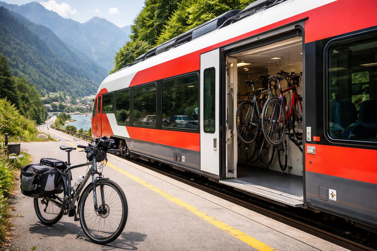 Redaktionelle Szene zum Thema „Friaul und ÖBB wollen Zugangebot am Alpe-Adria-Radweg ausbauen“