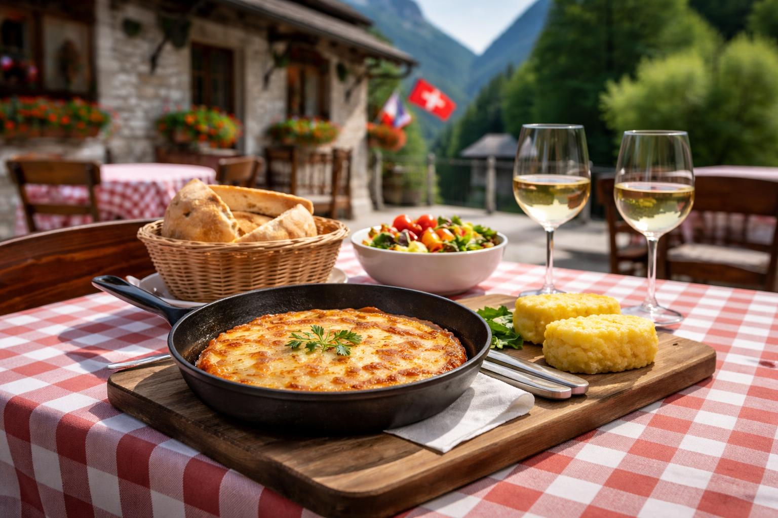 Redaktionelle Szene zum Thema „Frico in Tarvis: Eine Osteria setzt im Sommer auf friulanische Klassiker“