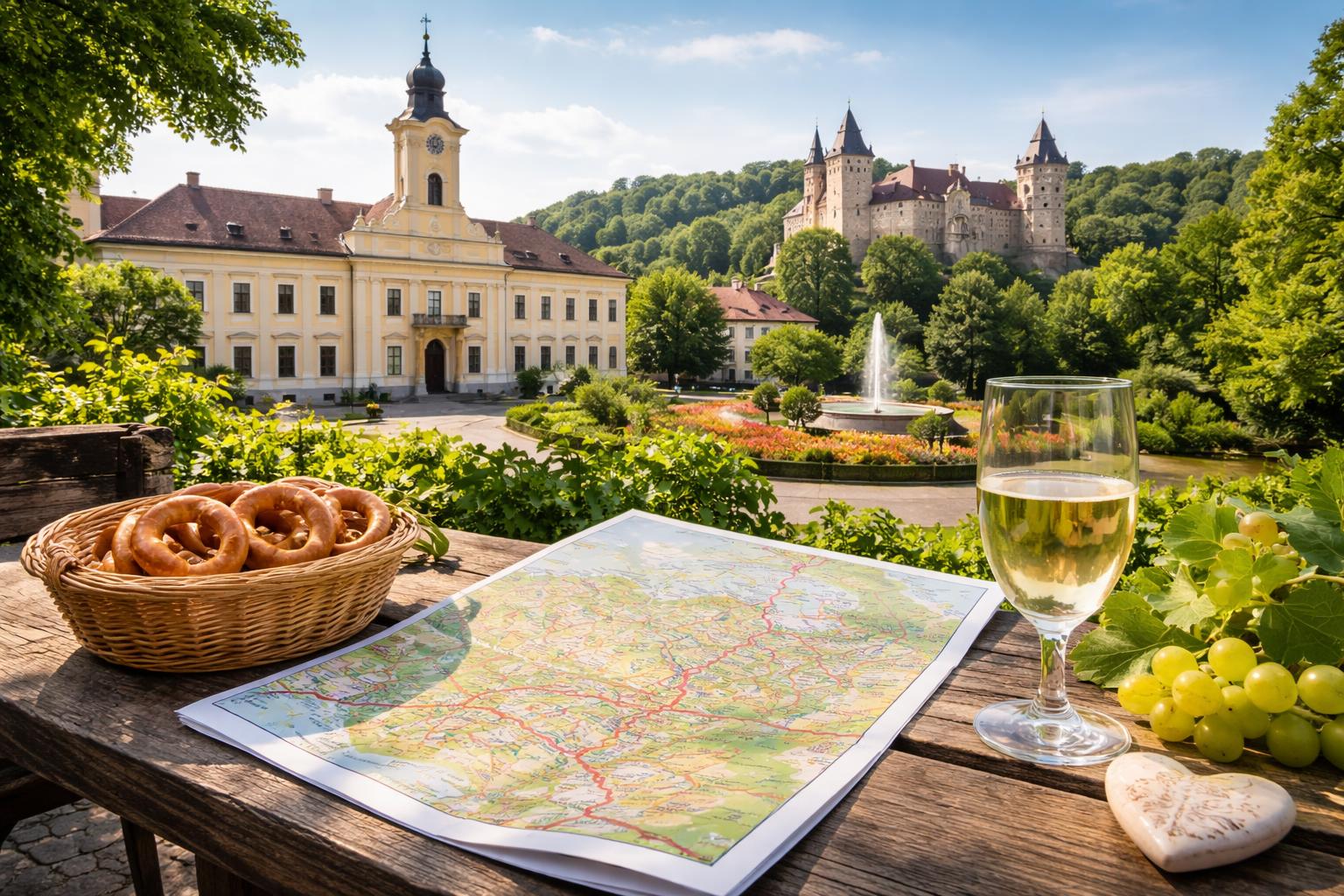 Redaktionelle Szene zum Thema „Fünf Fragen aus dem Bezirk Bruck: Wie gut kennen Sie die Region?“
