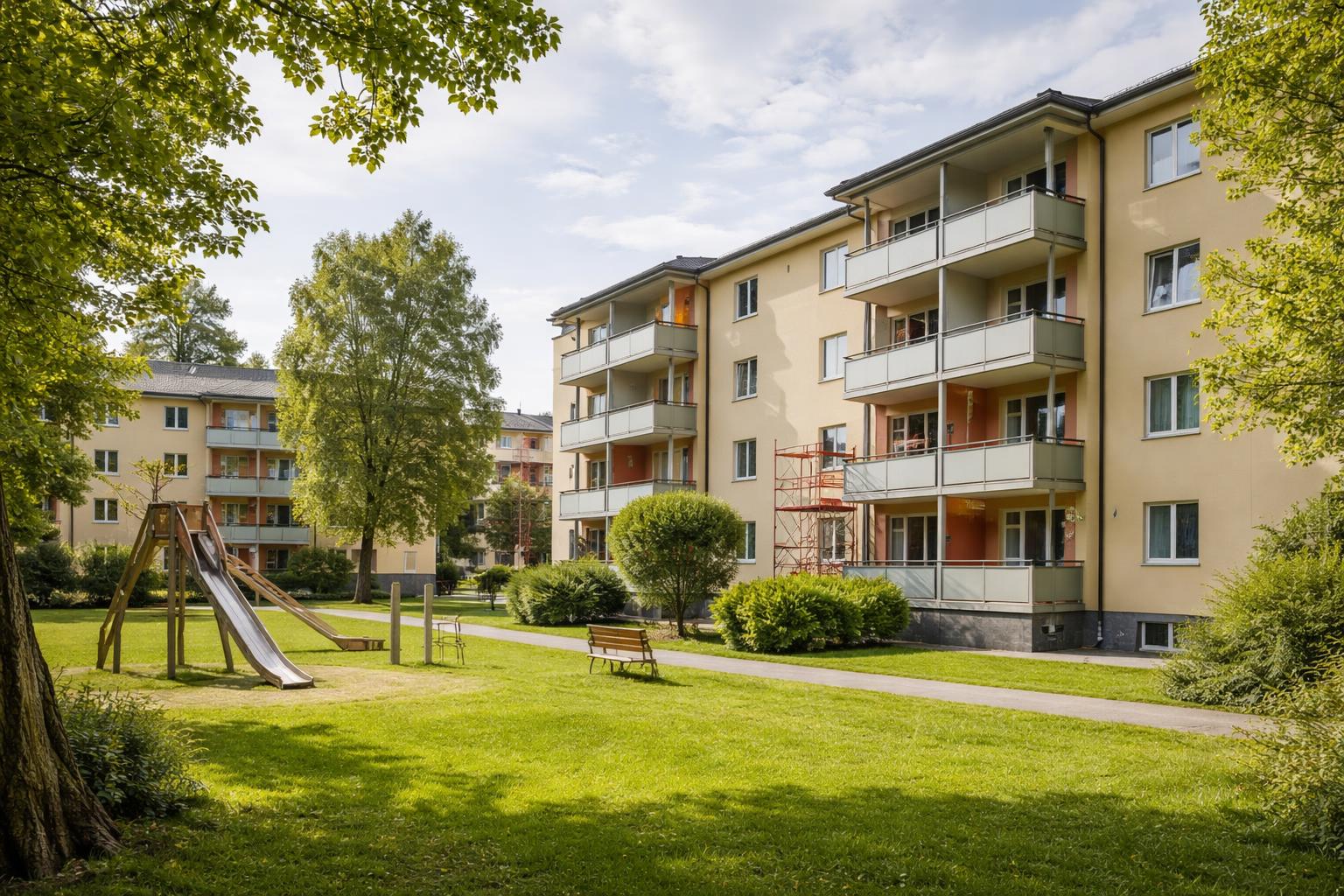 Redaktionelle Szene zum Thema „Fünf Jahre ohne größere Eingriffe in der Südtirolersiedlung Hard“
