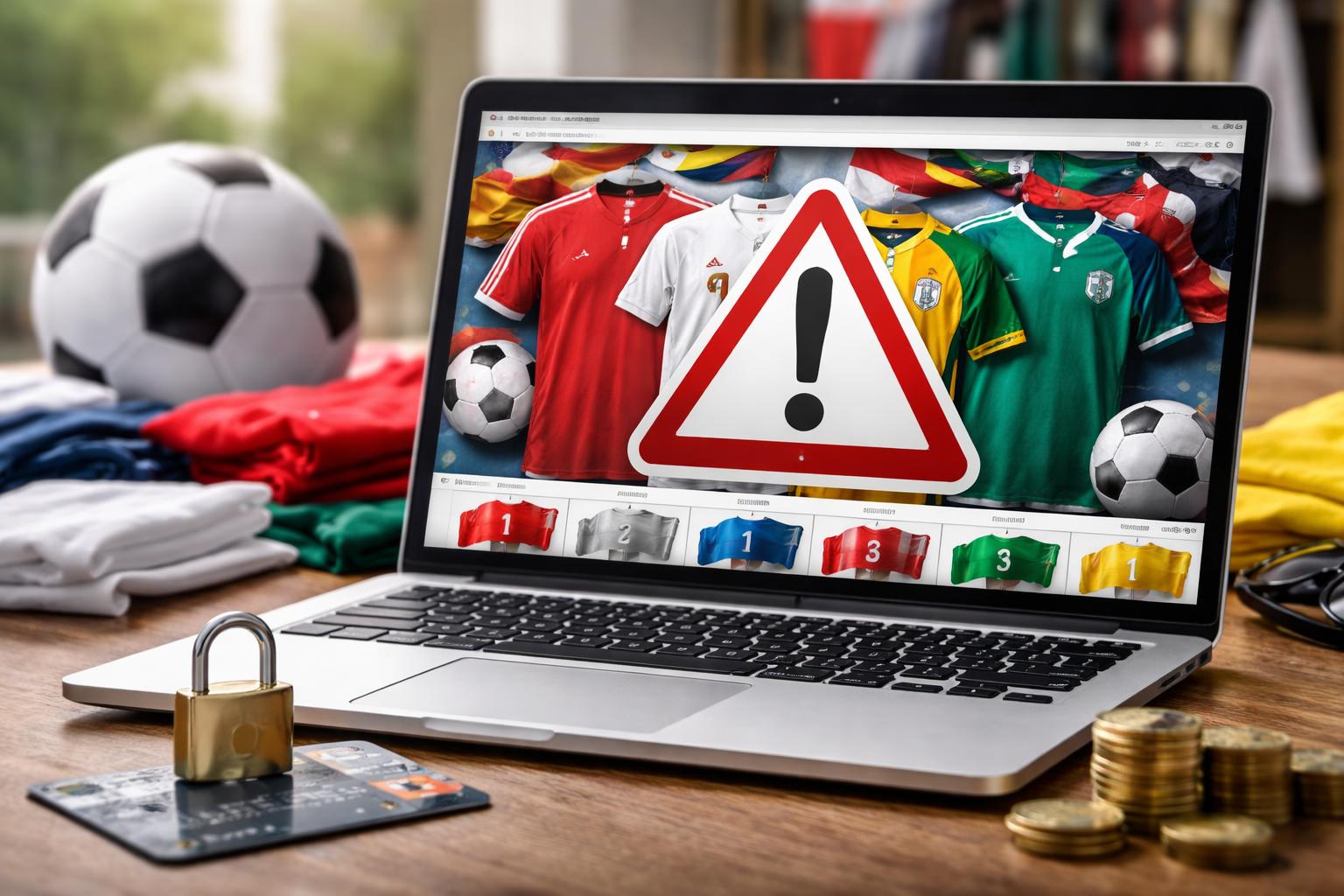 Redaktionelle Szene zum Thema „Fußball-WM lockt Betrüger mit Fake-Shops an“