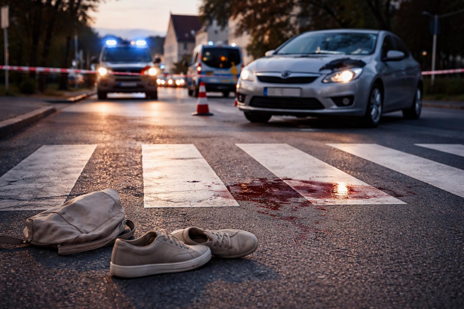 Redaktionelle Szene zum Thema „Fußgängerin in Feldbach bei Schutzweg von Auto erfasst und tödlich verletzt“