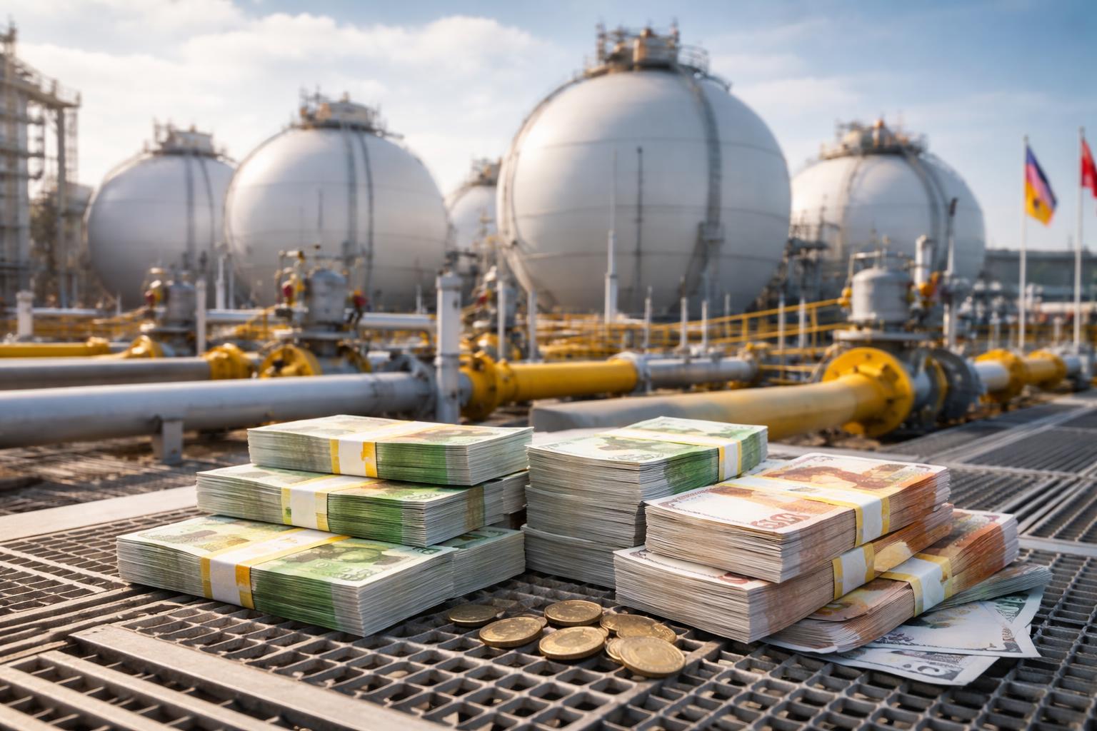 Redaktionelle Szene zum Thema „Gasreserve kostet bis 2029 rund 264 Millionen Euro“