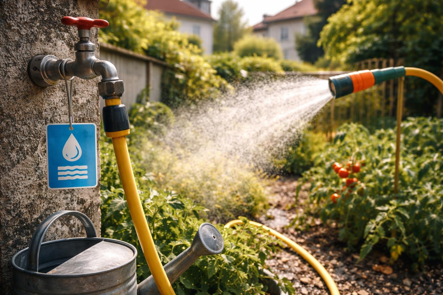 Redaktionelle Szene zum Thema „Gemeinden rufen wegen Rekordhitze zum Wassersparen auf“