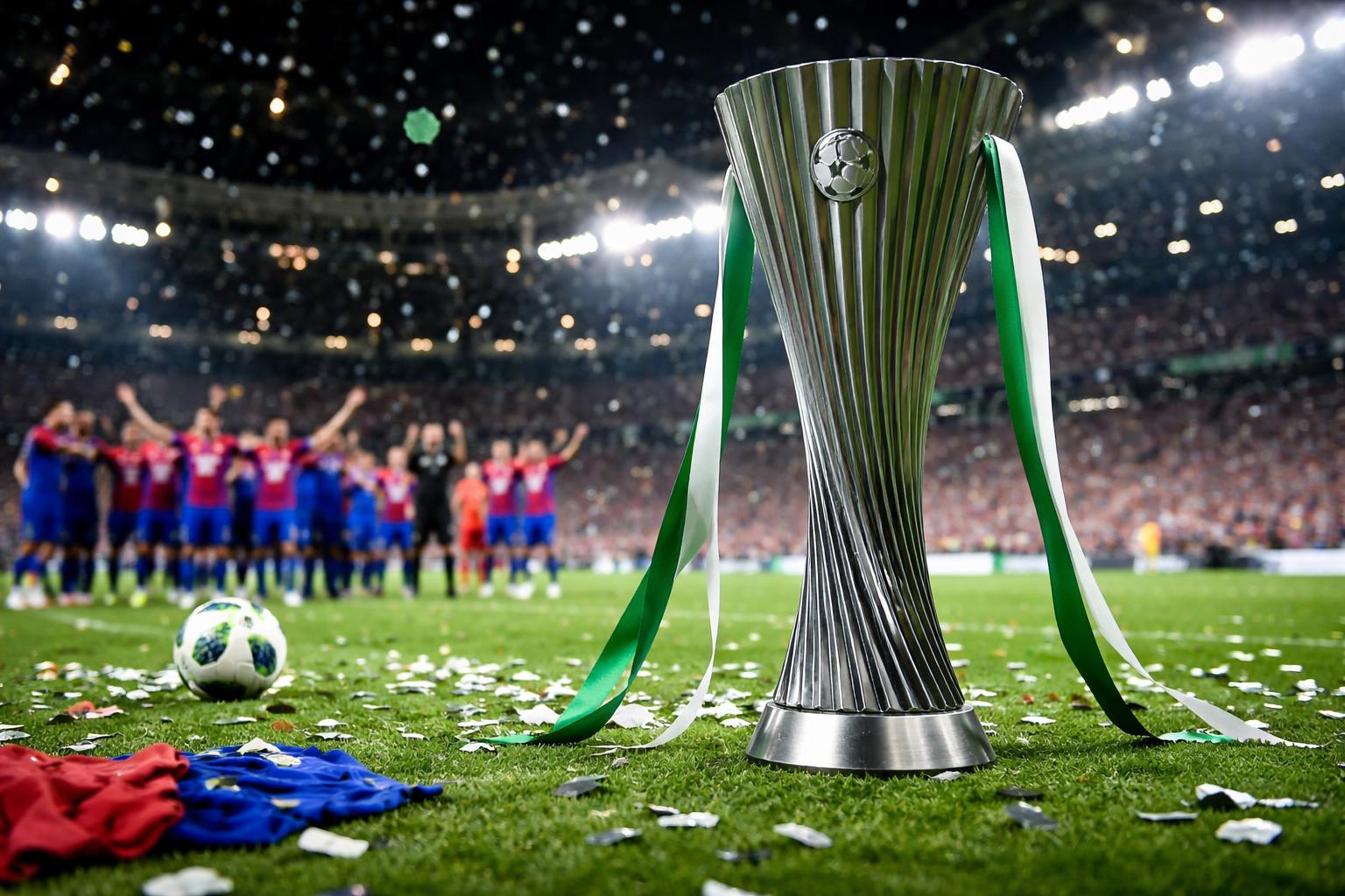 Redaktionelle Szene zum Thema „Glasner gewinnt mit Crystal Palace erstmals die Conference League“