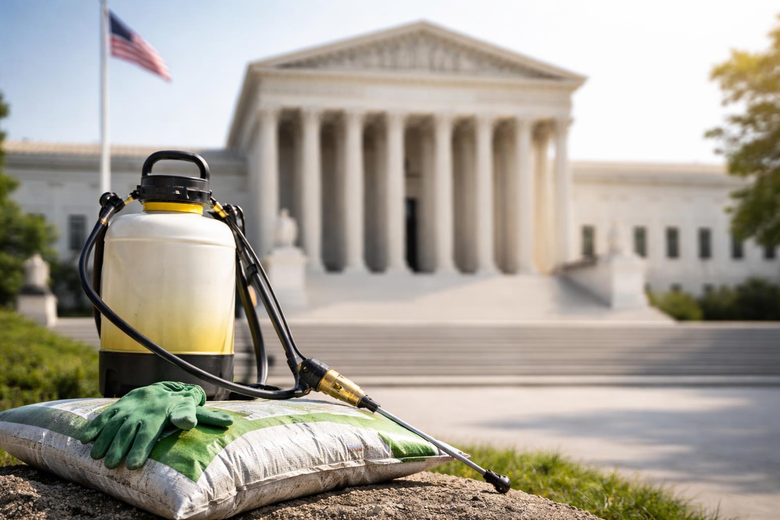 Redaktionelle Szene zum Thema „Glyphosat-Streit in den USA: Bayer erzielt wichtigen Erfolg vor dem Supreme Court“