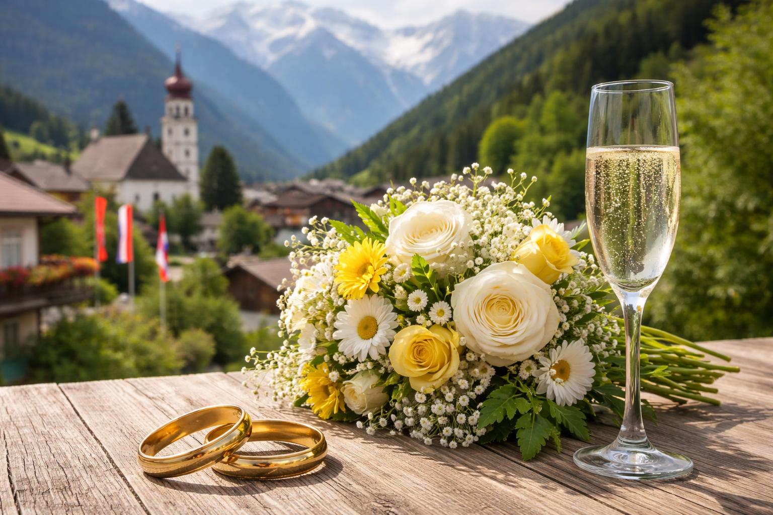 Redaktionelle Szene zum Thema „Goldene Hochzeit in Roppen: Brigitte und Alois Krabichler feiern 50 Ehejahre“