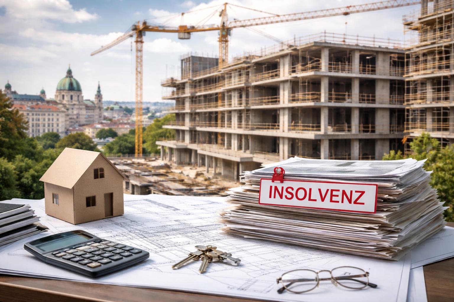 Redaktionelle Szene zum Thema „Grazer Immobilienfirma mit sieben Millionen Euro Schulden insolvent“