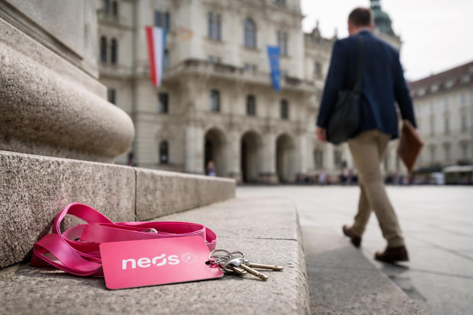 Redaktionelle Szene zum Thema „Grazer NEOS-Chef Philipp Pointner verlässt die Partei“