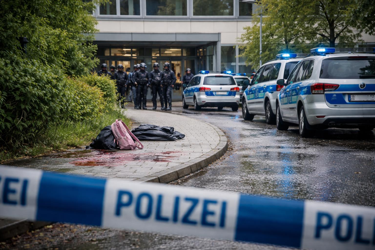 Redaktionelle Szene zum Thema „Großeinsatz an Gymnasium in Schongau: Zwei Schülerinnen schwer verletzt“