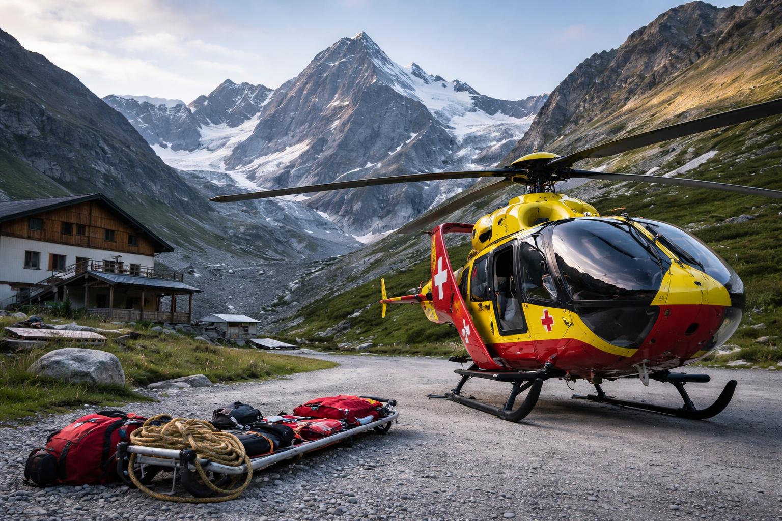 Redaktionelle Szene zum Thema „Großglockner: Tscheche stürzt beim Aufstieg schwer ab“