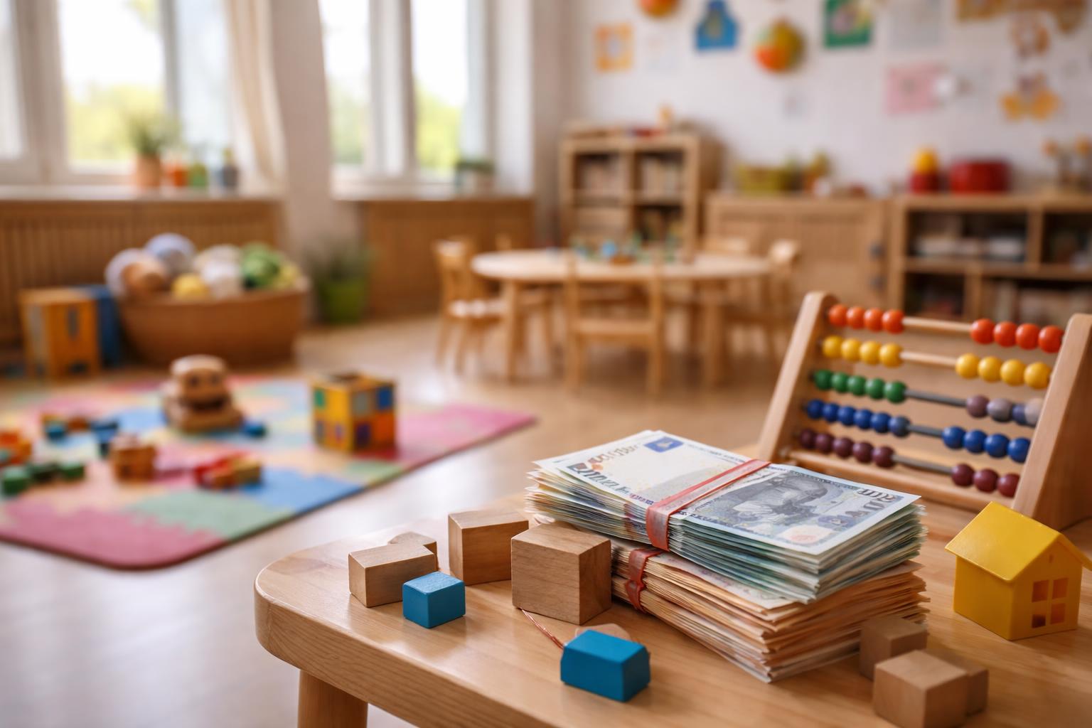Redaktionelle Szene zum Thema „Grüne drängen auf Rücknahme der Kürzungen bei der Kinderbetreuung“